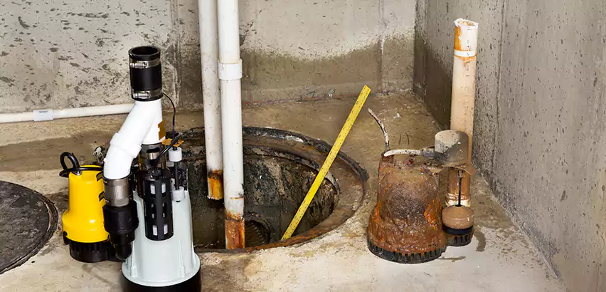 Installing Sump Pump in Finished Basement in Massapequa, NY